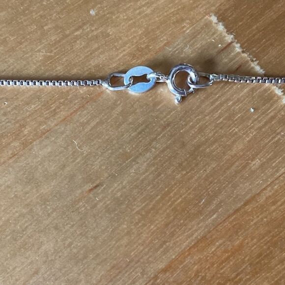 STERLING SILVER GOLD PLATED SILVER 925 WITH CHAIN TURQUOISE NECKLACE​ - Picture 5 of 13